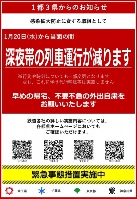 「『鉄道事業者による終電繰上げ（浦安市）』」