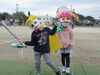 4歳児鬼のポーズ「鬼は～外！」