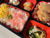 バラ寿司＆鶏唐揚げおろしがけ「４月３日のお弁当🍱」