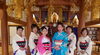 常光院さんの本堂にて。「行方市常光院さんにて」