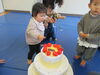 飾りつけだよ。「今日は1月のお誕生会がありました。」