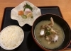 「一魚一会のおすすめランチは料理長が釣った「アコウの味噌汁定食」です♪」