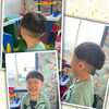 パッツンマッシュで可愛く「可愛い男の子がカットに来てくれました(^^)」