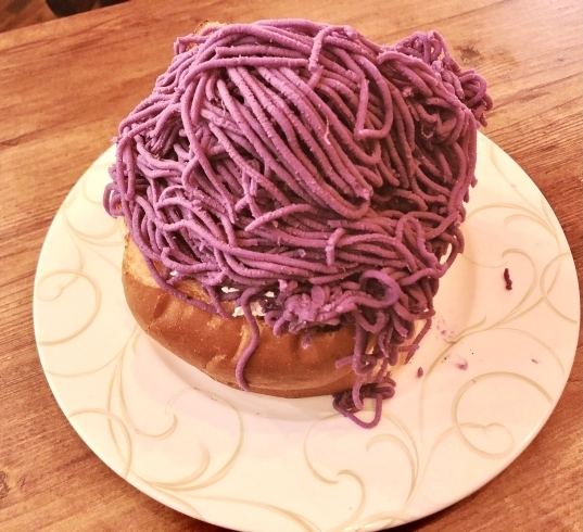 「紫芋ハニートースト」