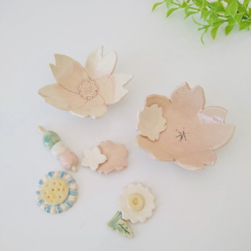 「«陶芸»春の小皿＆小物作りワークショップのお知らせ⸜❤︎⸝‍」