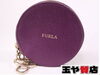 「フルラ FURLA コインケース サークル キーリング付 レザー パープル    玉や 販売中！ 玉や質店 千葉 市川市 本八幡」