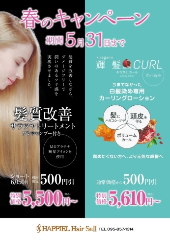 「専門店街　HAPPIEL Hair SeⅡ」