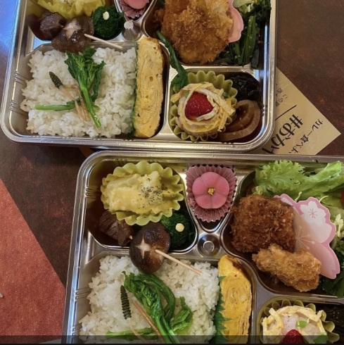 「お弁当&栗蟹」