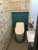 「アクセントクロスでワンランク上のトイレ空間を✧」