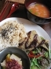 ランチ：つぶつぶ料理・野菜創作料理・つけあわせ・五穀ごはん・つぶつぶスープ「未来食カフェレストランTUBUTUBU」