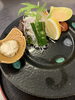 有頭エビ待ちのお野菜…「こんな天気ですがやってます‼️」