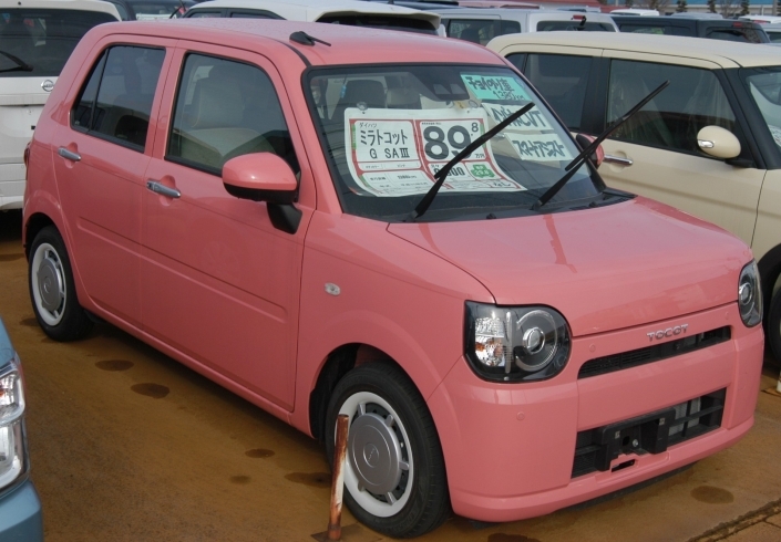 ミラ　トコット　とにかく可愛い(^_-)-☆「ミラ　トコット等、お得な中古車取り揃えています！【車検の速太郎　長井店（有限会社　いしだ自動車）】」