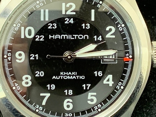 ハミルトン カーキ H705450 自動巻き 腕時計 高価買取りさせて頂きまし