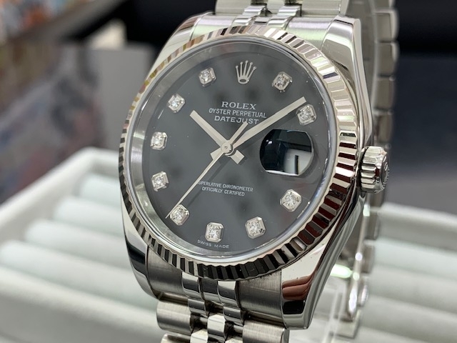 「大黒屋 瑞江店 ロレックス ROLEX 116234G デイトジャスト ダイヤ 腕時計をお買取させて頂きました。　　瑞江 篠崎 一之江 船堀」