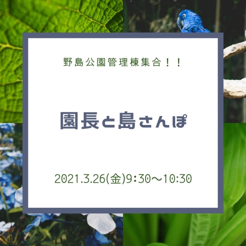 「旧伊藤博文別邸「園長と島さんぽ」」