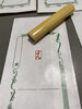 丸い印材に四角の枠を彫っています。「四角いはんこ？」