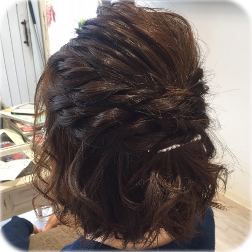 「ヘアセット♡」