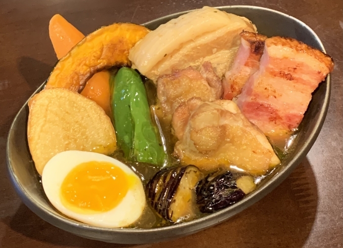 ☆お肉3種盛スープカレー☆「☆4月限定マンスリーイベントスープカレー☆」