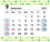 ９月の定休日「９月の定休日」