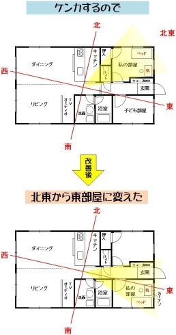 「ケンカするので」