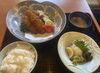 「本日のおすすめランチは「太刀魚のフライ定食」」