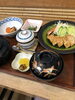 「《味の庄　伯備》今日の日替わりランチ「揚げギョーザ」」