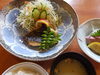 「本日のおすすめランチは「カガミ鯛の木の芽焼き定食」」