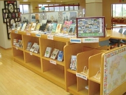 わかりやすくディスプレイした一般展示「富山市立八尾図書館ほんの森」