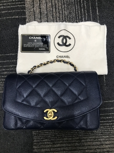 CHANEL マトラッセ キャビアスキン ネイビー「【CHANEL】武蔵小山の買取専門店「おたからや　パークシティ武蔵小山ザモール店」」