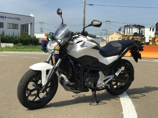 教習車　ホンダNC750「二輪免許　好評受付中です！」