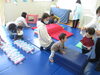 からだを使って遊んだよ☆「今日は「うさぎぐみ」がありました。」