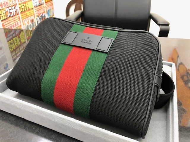 「大黒屋 質瑞江店 グッチ GUCCI シェリーライン ウエストバッグ をお買取させて頂きました。　瑞江　篠崎　一之江　船堀」