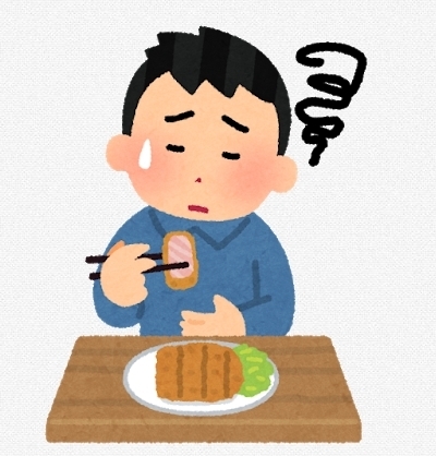 「食べ過ぎて胃もたれしてる時に。」