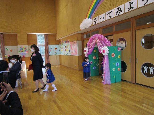 「令和３年度行方市立玉造幼稚園１５回入園式が行われました」