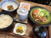 「《味の庄　伯備》今日の日替わりランチ「ゲソの生姜焼き」」