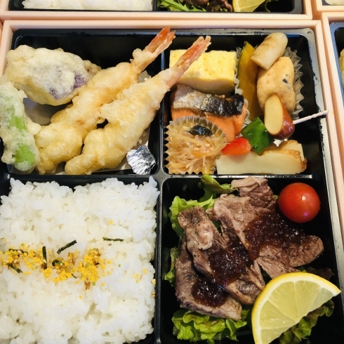 松花堂弁当¥1,850円「営業時間のお知らせ」