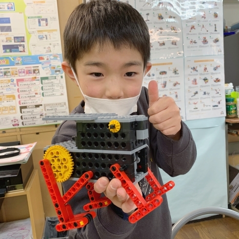 上手にできたね「ロボット教室【福島市、ロボットプログラミング教室はつながるIT教室】」