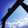 空に向かって