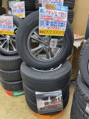 「【中古 タイヤ×アルミ】215/70R16　100H  4本セット   ￥32,890」