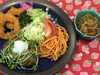 「本日のAランチは　和風ハンバーグです。」