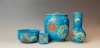 中村翆嵐 浅黄交趾 花丸 皆具「【中村翆嵐 皆具】✨ 出張買取 見積無料 持ち込み歓迎 ※骨董品 ※蒔絵 ※漆器 ※茶道具 ※棗 ※水指 ※釜 ※鉄瓶※ 裏千家 表千家 千家十職 煎茶道具 アンティーク 絵画 柿右衛門 ラリック 」