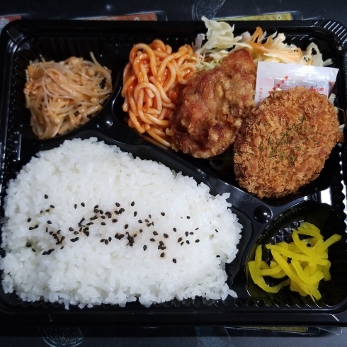 「本日の日替わり★今日はのり塩チキンカツ弁当が500円！」