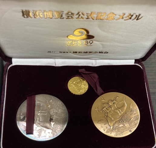 横浜博覧会公式記念メダル　3点セットエンタメ/ホビー