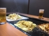 「お昼から鉄板焼き！そして、ランチ特価110円の生ビール（ノンアル）も最高！」