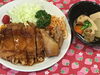 「本日の日替わりランチは　チキン南蛮です。」