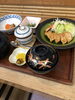 「《味の庄　伯備》今日の日替わりランチ「揚げギョーザ」」