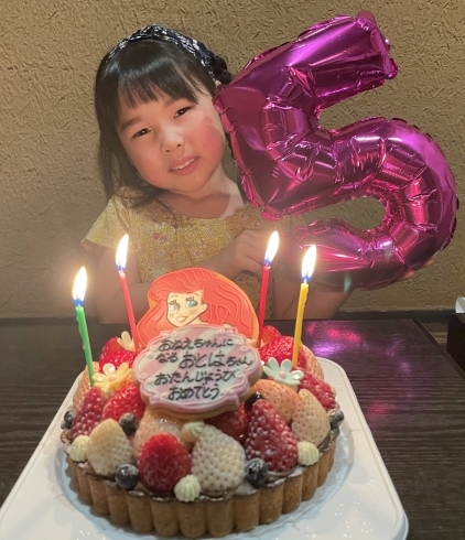 5歳になりました♥️「次女5歳♥️そしてお姉ちゃんになります♥️」