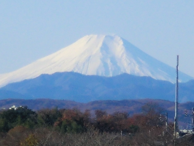 大きな建物も無く迫力がある富士山を見ることが出来ました。
