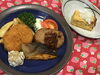 「本日の日替わりランチ　和洋中バラエティランチです。」