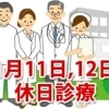 1月11日、12日の休日診療